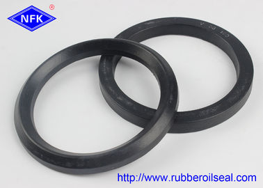 NFK Premium V-Packing 80x100 Reinforced High Pressure Hydraulic Seal Kit Wear-Resistant NBR FKM V-Type Oil Seal